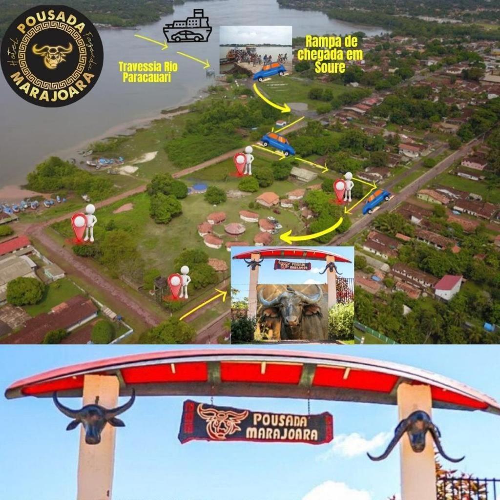 Pousada Marajoara- Hotel Fazenda-Turismo De Aventura Soure Dış mekan fotoğraf